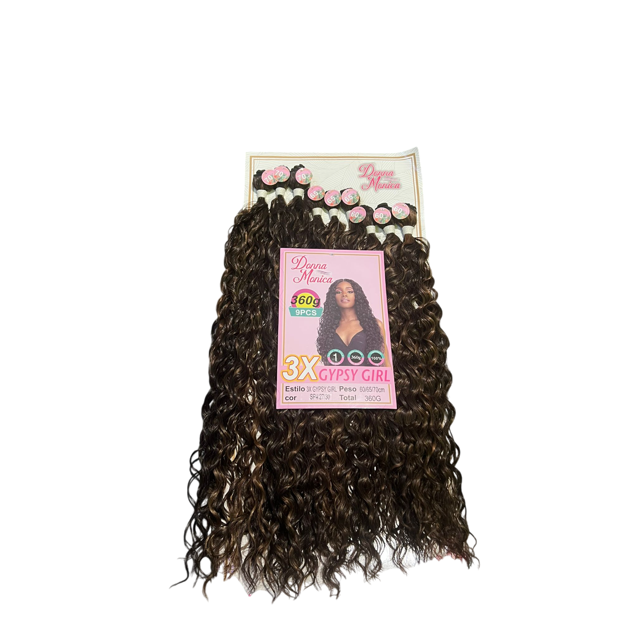 D.M 3x Gypsy Girl Bio Fibra 60/65/70cm - SP4/27/30